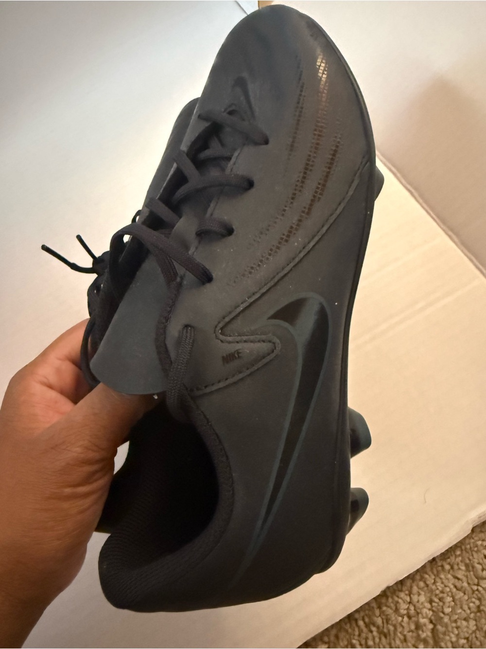 Nike Kids Black Soccer Cleats